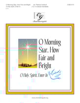 O Morning Star, How Fair and Bright Handbell sheet music cover